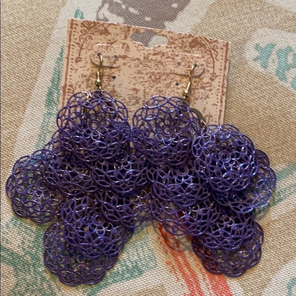 New without tags statement earrings